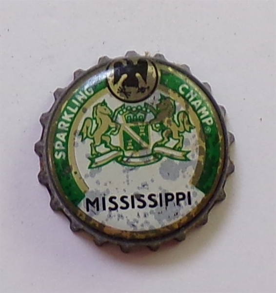  Champale Mississippi #1 Cork-Backed Beer Crown