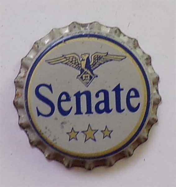  Senate #3 (White) Cork-Backed Beer Crown