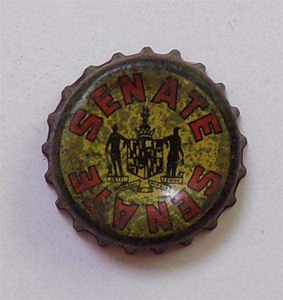  Sernate (Yellow/Red) Cork-Backed Beer Crown