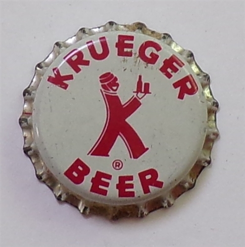 Krueger Beer (White) Cork-Backed Crown