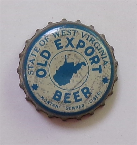 Old Export West Virginia #1 Cork-Backed Beer Crown