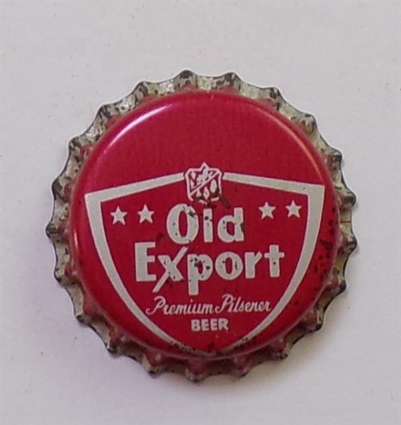  Old Export (Red) Cork-Backed Beer Crown