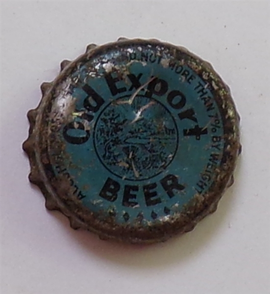 Old Export Beer Cork-Backed Beer Crown
