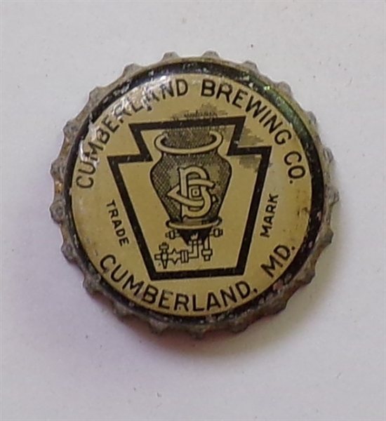  Cumberland Brewing Co. Cork-Backed Beer Crown