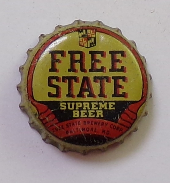  Free State #2 Cork-Backed Beer Crown