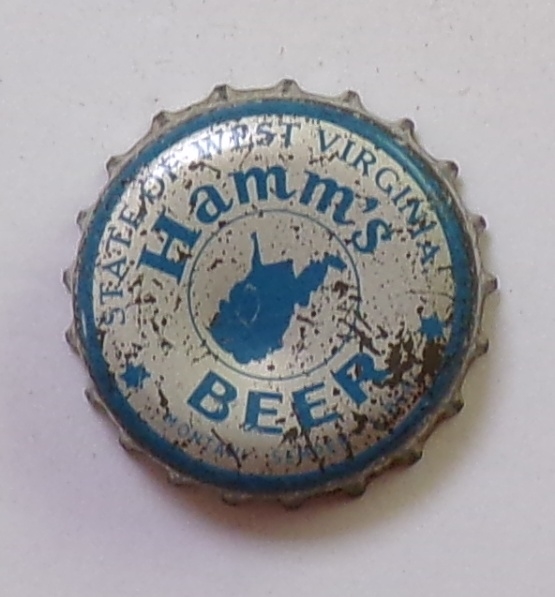  Hamm's West Virginia Cork-Backed Beer Crown