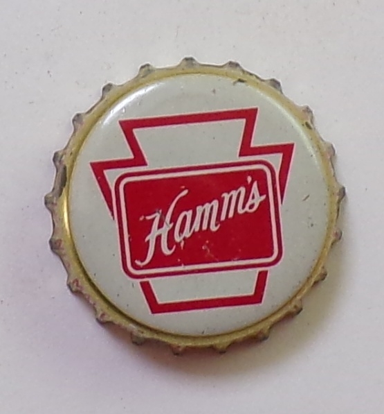 Hamm's Keystone Cork-Backed Beer Crown