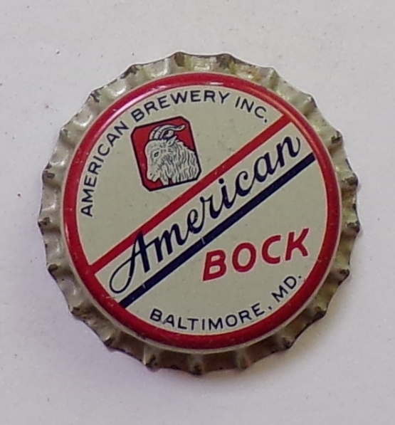American Bock Cork-Backed Beer Crown