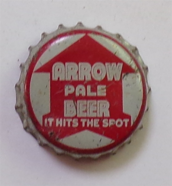  Arrow Pale Beer (White) Cork-Backed Beer Crown