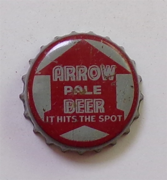  Arrow Pale Beer (Gray) Cork-Backed Beer Crown