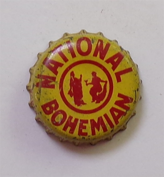  National Bohemian (Yellow) Cork-Backed Beer Crown