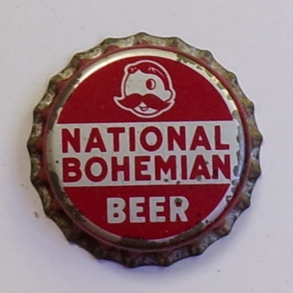  National Bohemian Mr Boh #1 Cork-Backed Beer Crown