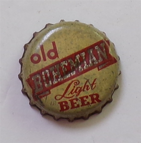 Old Bohemian Light Beer Cork-Backed Crown