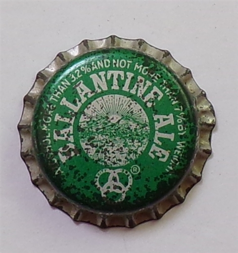  Ballantine Ale (Green) Cork-Backed Crown