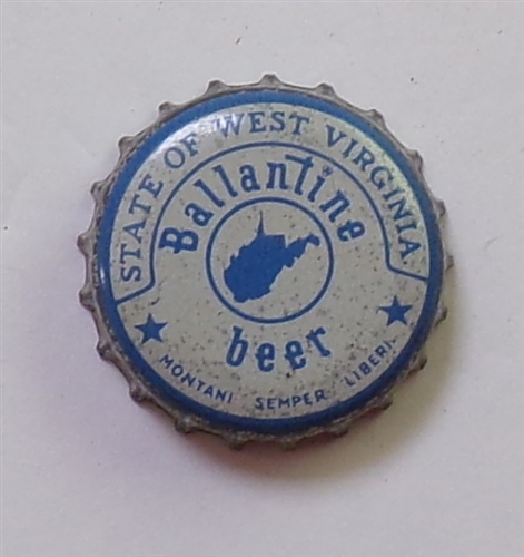 Ballantine Beer (West Virginia) Cork-Backed Crown