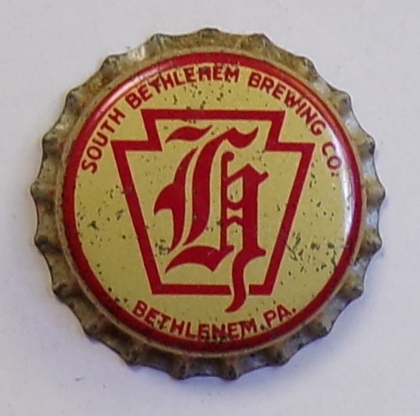 Lot Detail - South Bethlehem Brewing Co, Cork-Backed Crown, Bethlehem, PA