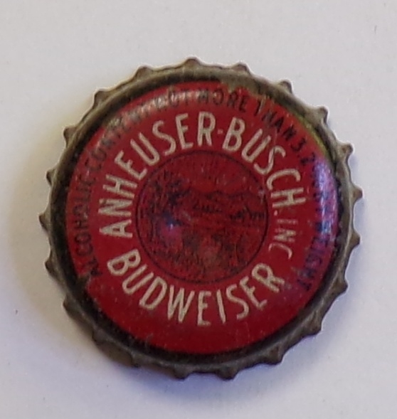 Budweiser Cork-Backed Crown #20, St. Louis, MO