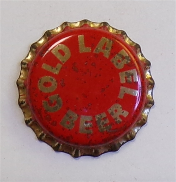 Gold Label Beer Cork-Backed Crown