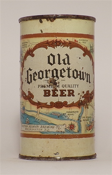 Old Georgetown Brown Outline Flat Top, Washington, DC