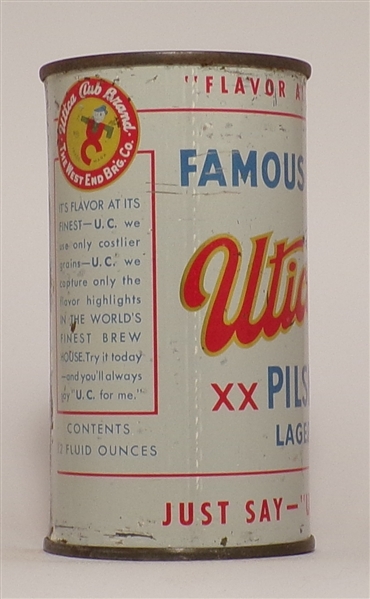 Utica Club Pilsener Flat Top, Utica, NY
