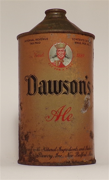 Dawson's Ale Quart Cone Top