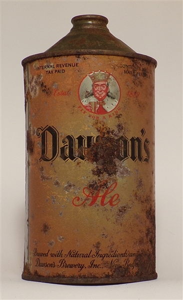 Dawson's Ale Quart Cone Top