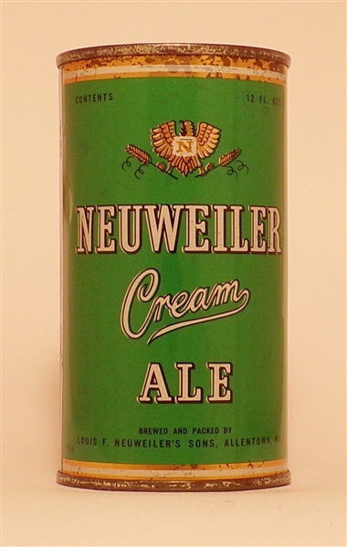 Neuweiler Cream Ale Flat Top, Allentown, PA