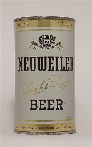 Neuweiler Light Lager Flat Top, Allentown, PA