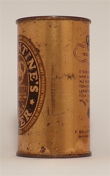 Ballantine Export Beer Flat Top (1840-1940), Newark, NJ