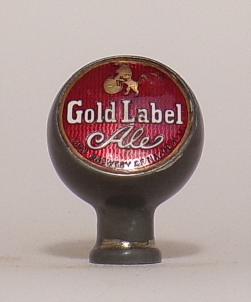 Gold Label Ale Ball Knob