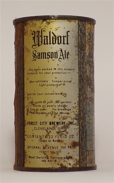 Waldorf Samson Ale OI Flat Top, Cleveland, OH