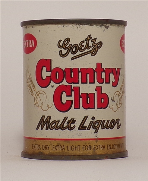 Goetz Country Club 8 Ounce Flat Top (90 Years)
