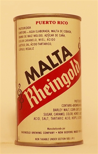 Rheingold Malta Juice Tab, New Bedford, MA