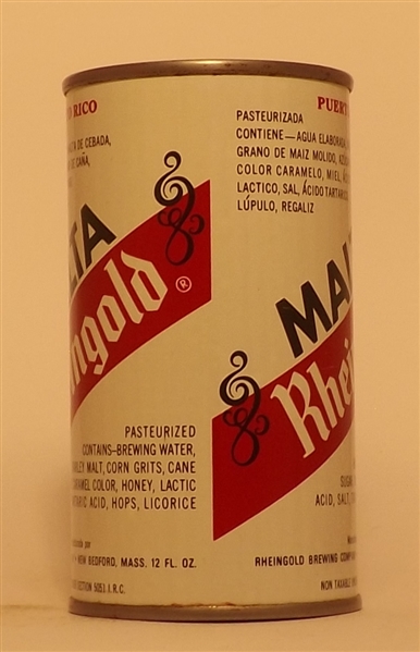 Rheingold Malta Juice Tab, New Bedford, MA