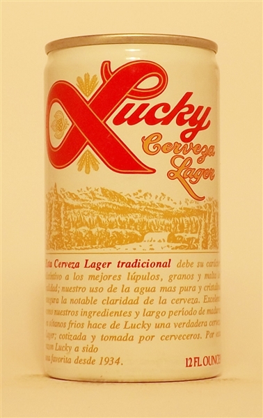 Lucky Cerveza Lager Tab Top
