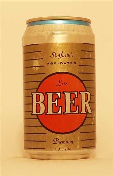 Hoffarth's Beer Paper Label TV Prop Sta-Tab Can