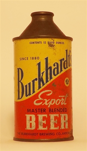 Burkhardt's IRTP Export Cone Top, Akron, OH