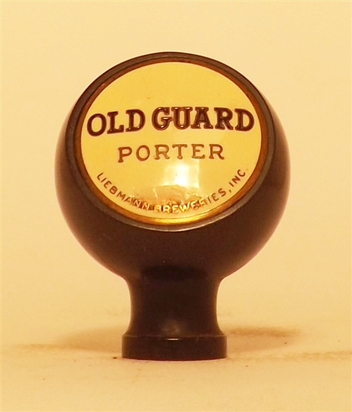 Old Guard Porter Ball Knob, Liebmann Breweries, NY, NY