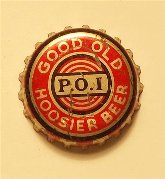 POI Hoosier Beer Used Cork Crown