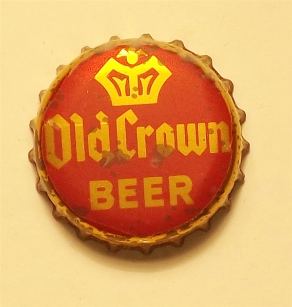 Old Crown Beer Unused Cork Crown #1