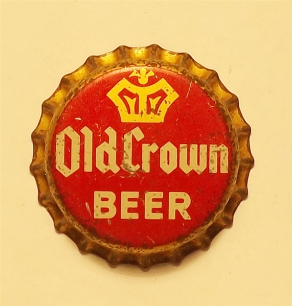 Old Crown Beer Unused Cork Crown #3