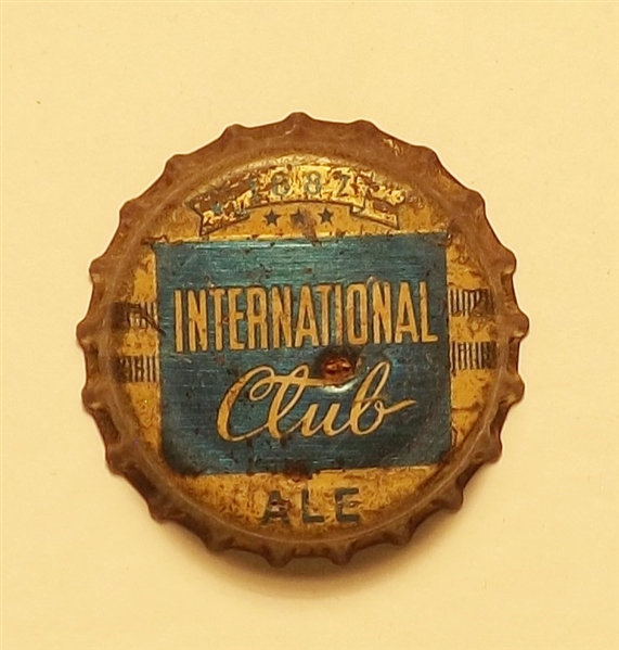 International Club Ale Used Cork Crown (hole)