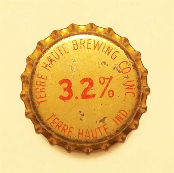 Terre Haute Brewing Company Unused Crown