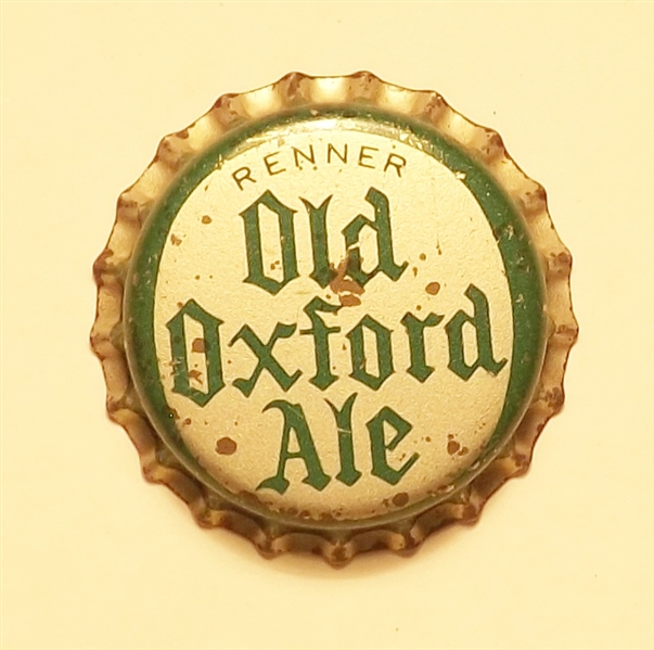 Renner Old Oxford Ale Unused Cork Crown