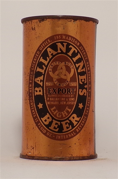 Ballantine Export Beer Flat Top #3, Newark, NJ