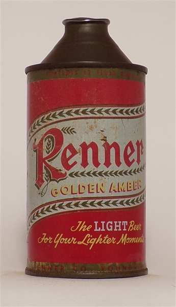 Renner Golden Amber cone top #2, Youngstown, OH