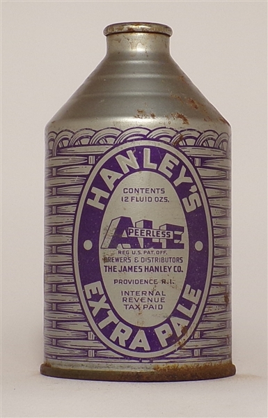 Hanley's Extra Pale crowntainer, Providence, RI