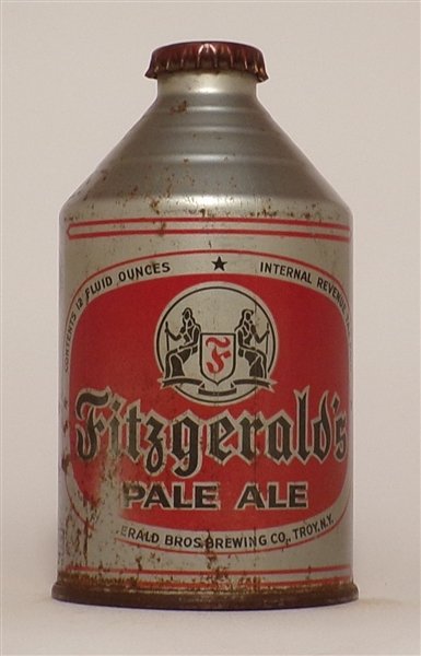 Fitzgerald's Pale Ale crowntainer, Troy, NY