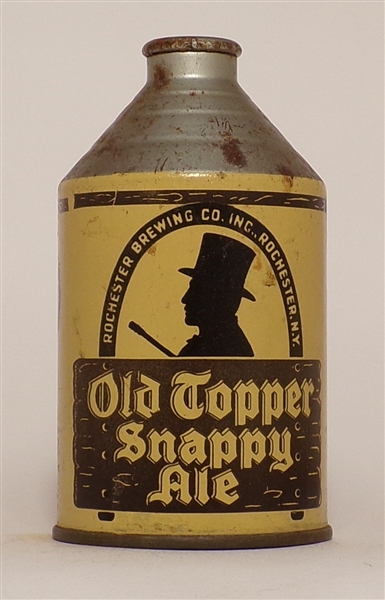 Old Topper Snapppy Ale crowntainer, Rochester, NY