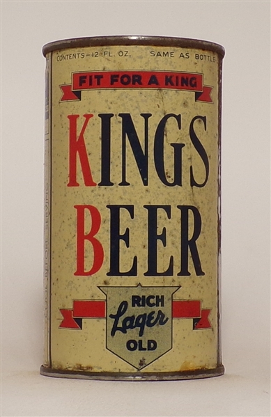 Kings Beer OI flat top, Brooklyn, NY